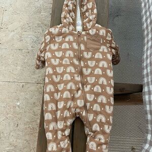 Brown Rainbow Kids One Piece